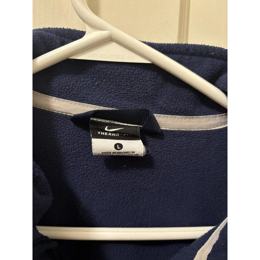 Nike Therma-FIT Illinois Fighting Illini Full Zip Fleece Jacket Navy Mens‎ Large